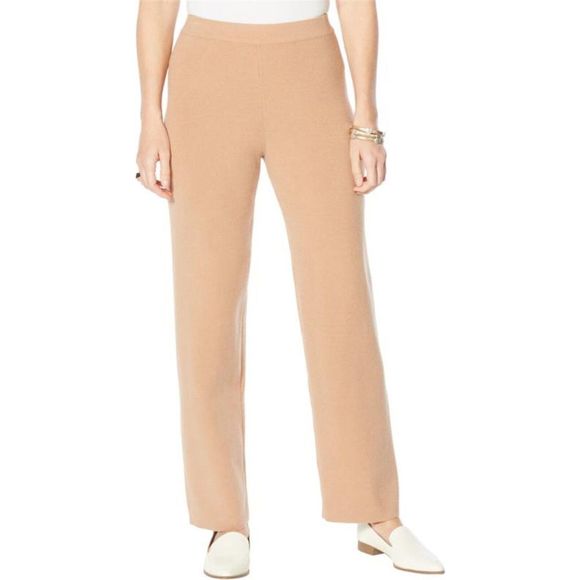 MarlaWynne Sweater Knit Straight Leg PullOn Pant