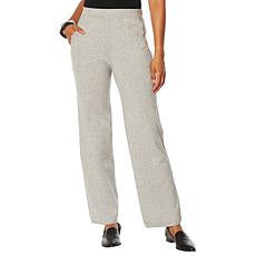 MarlaWynne Sweater Knit Straight Leg PullOn Pant