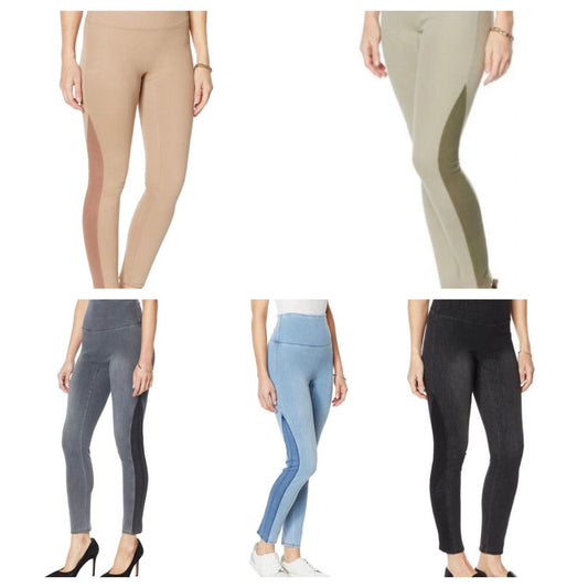 DG2 Diane Gilman Women’s Side Stripe Knit Twill Legging