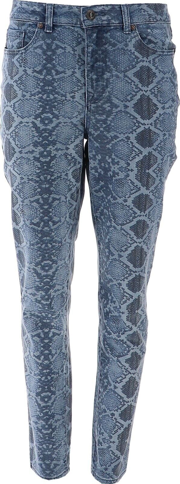 DG2 Diane Gilman Stretch Printed Skinny Jean