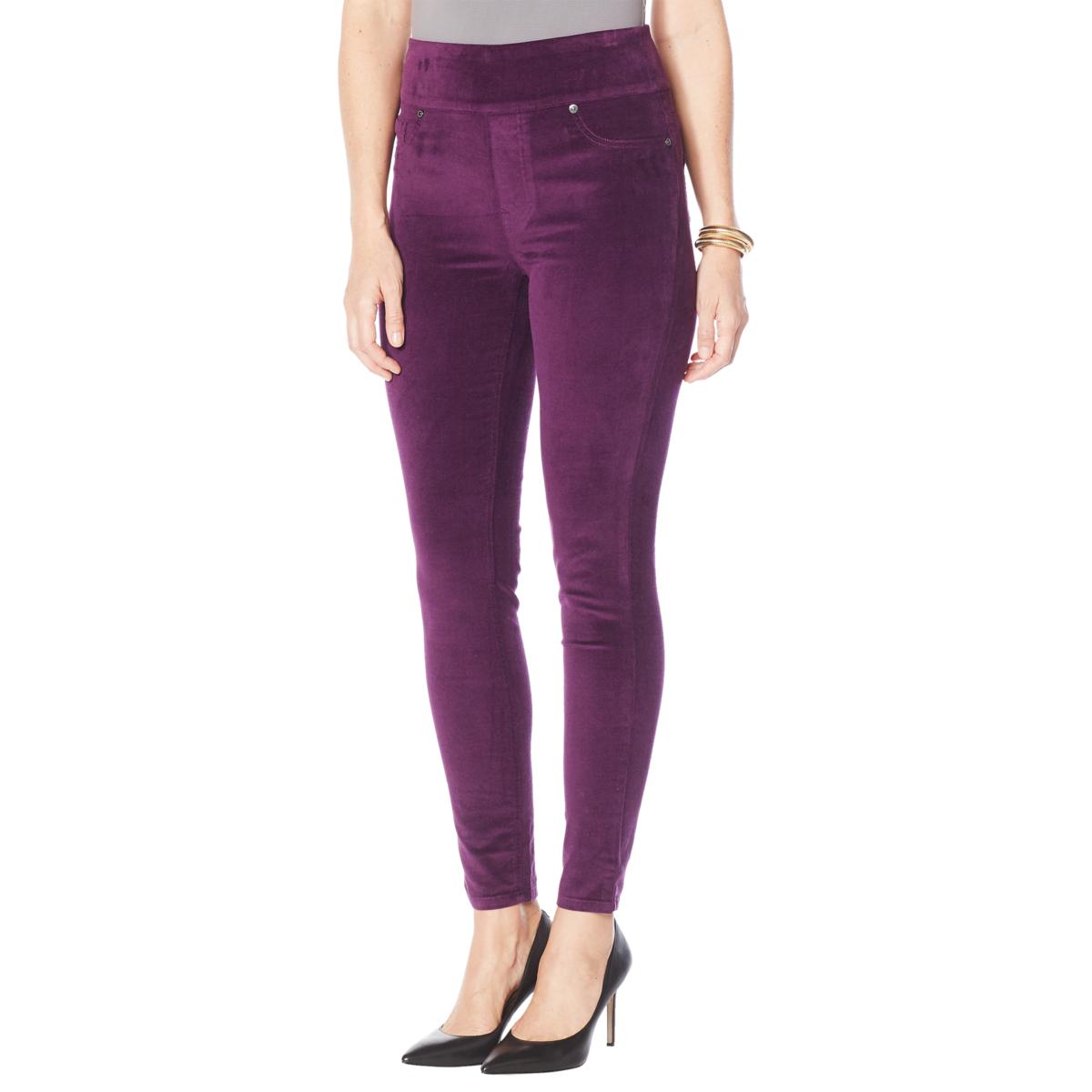 DG2 Diane Gilman Women’s Stretch Velvet Ultra Skinny Jean