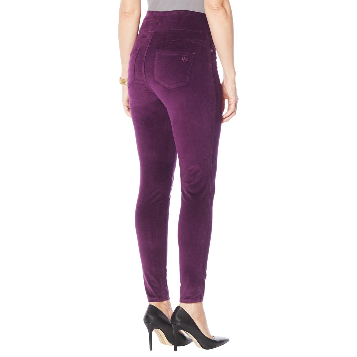 DG2 Diane Gilman Women’s Stretch Velvet Ultra Skinny Jean