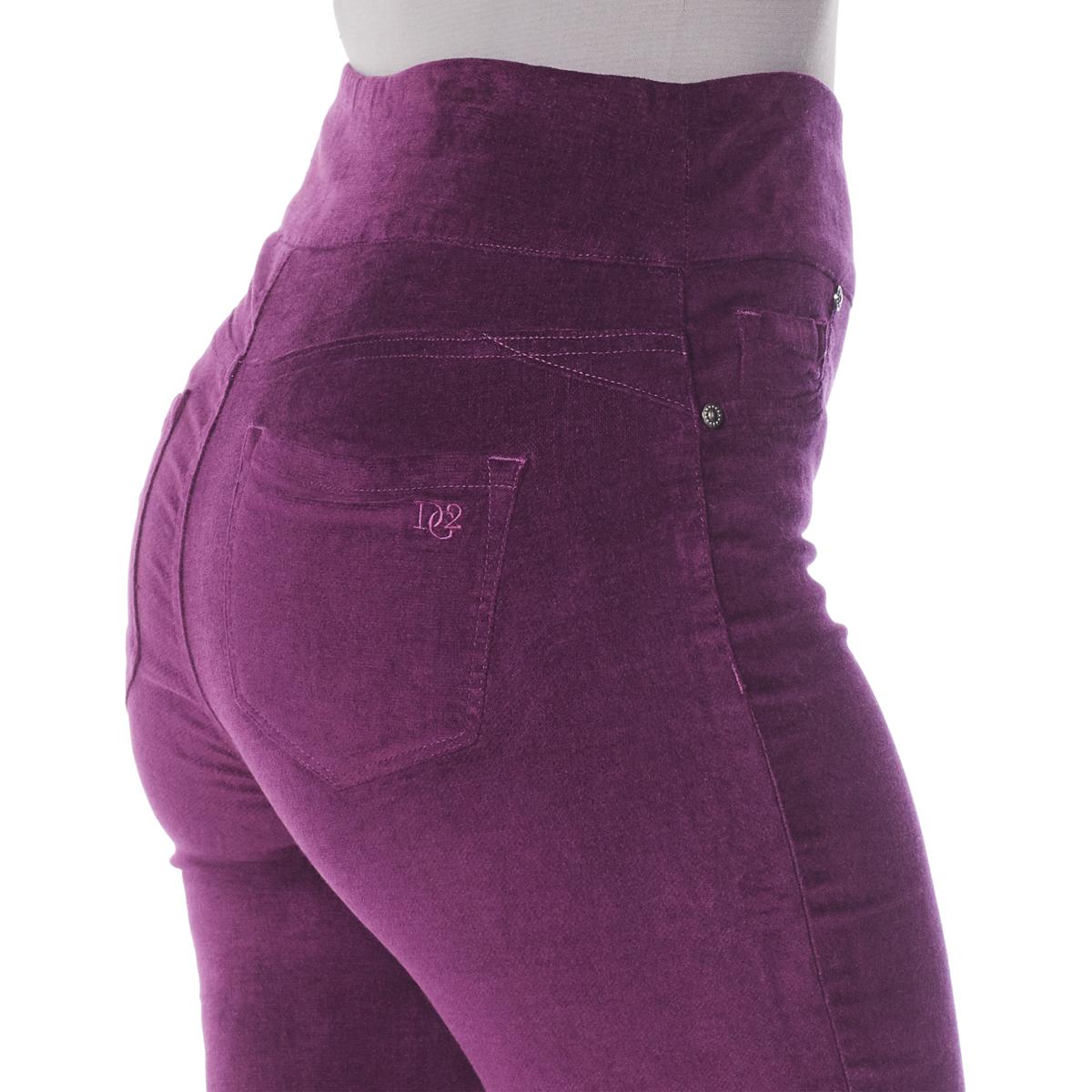 DG2 Diane Gilman Women’s Stretch Velvet Ultra Skinny Jean