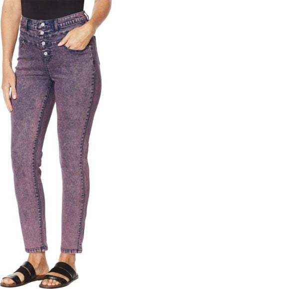 DG2 by Diane Gilman Classic Stretch Snow Wash Skinny Jean