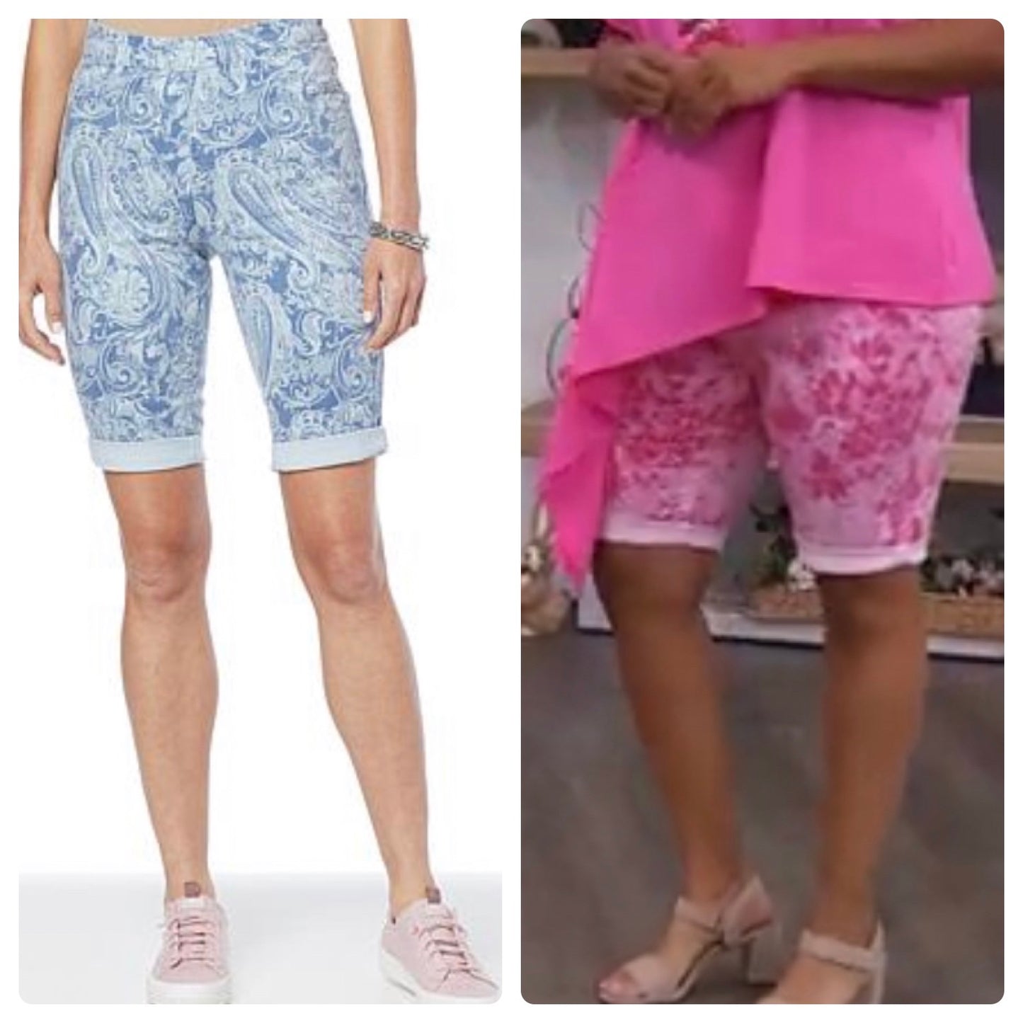 DG2 by Diane Gilman Reversible Twill RollCuff Short