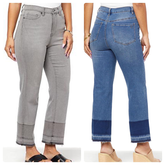 DG2 by Diane Gilman Virtual Stretch Cropped Wide-Leg Jean.