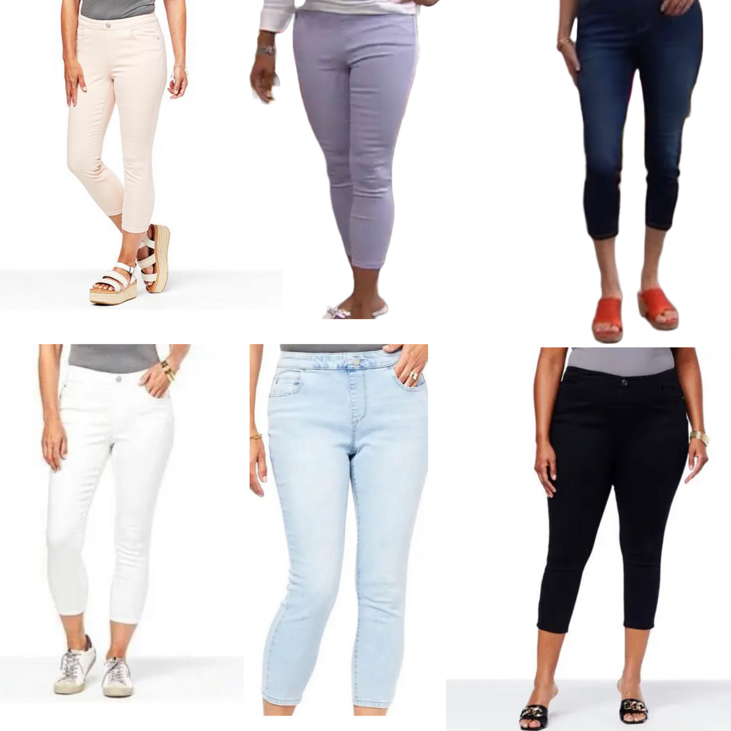 Skinnygirl Womens PullOn Cropped Skinny Jeans (Tall Fit)