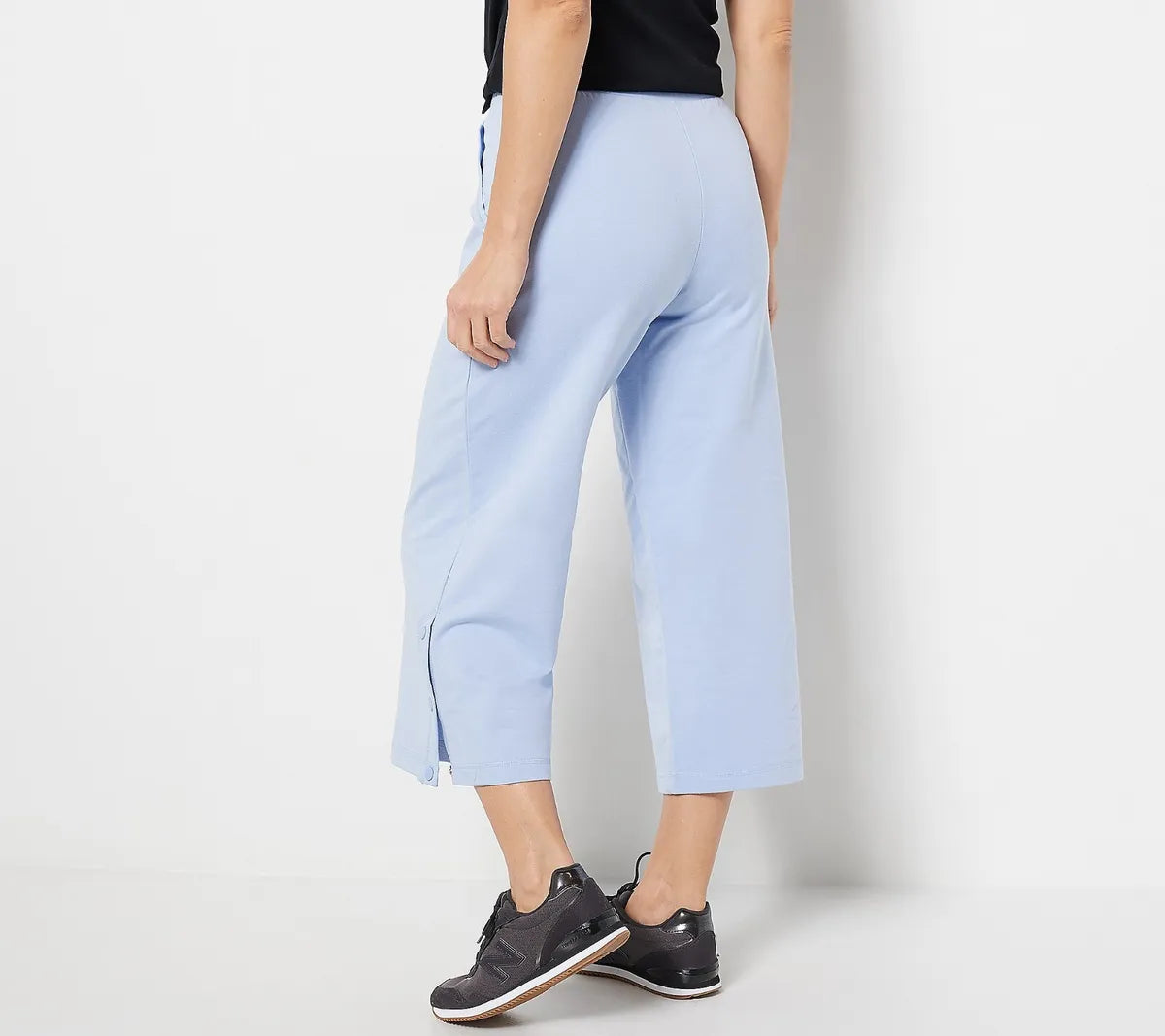 Isaac Mizrahi Live! Regular Soho Crop Wide Leg Pant