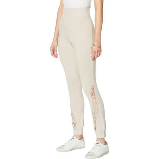 DG2 by Diane Gilman DG Downtime Lace Inset Slim Jogger Pants (MIST)739815-SIZE 3X