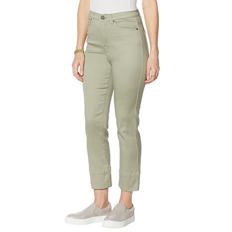 SoftCell Diane Gilman Wide-Cuff Cropped Jean Fashion7409673