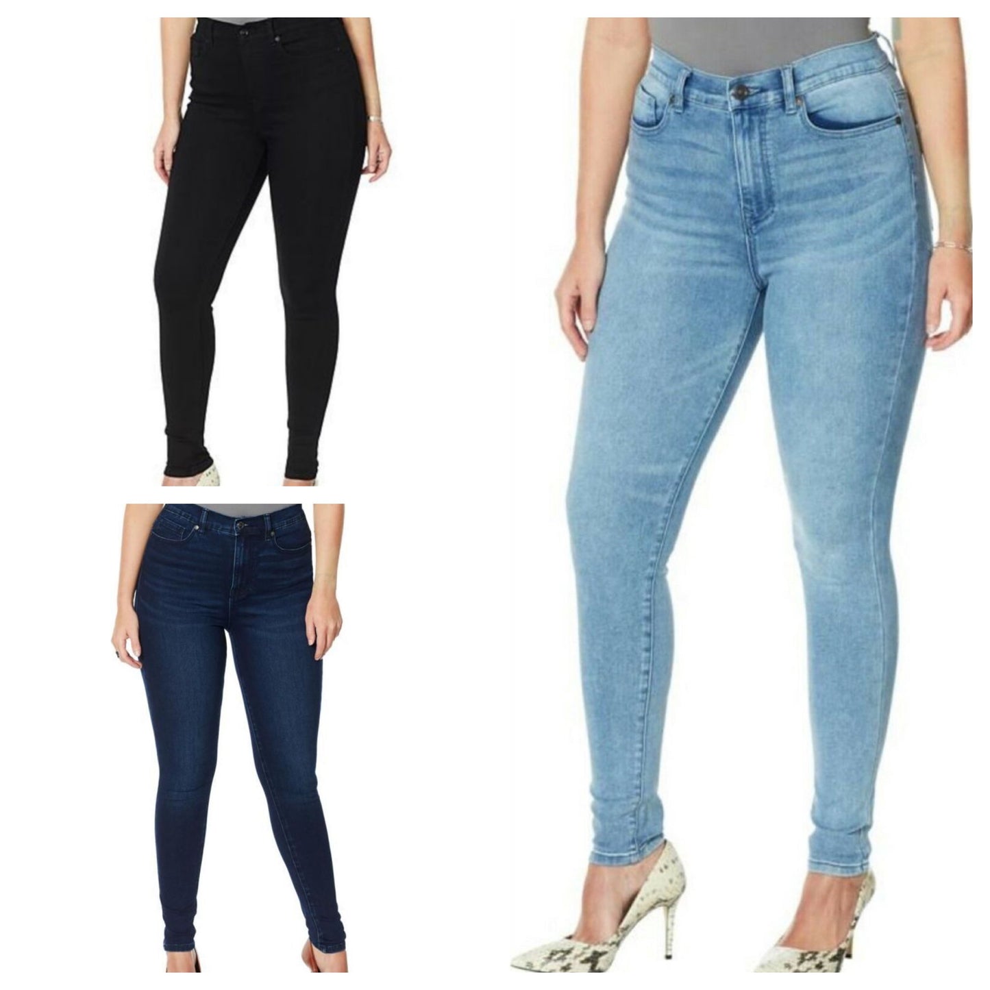 SoftCell Diane Gilman Wide-Cuff Cropped Jean Basic
