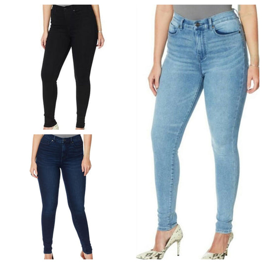 SoftCell Diane Gilman Wide-Cuff Cropped Jean Basic