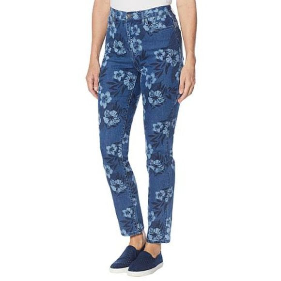 Dg2 Diane Gilman Virtual Stretch Printed SkinnyJean Women's