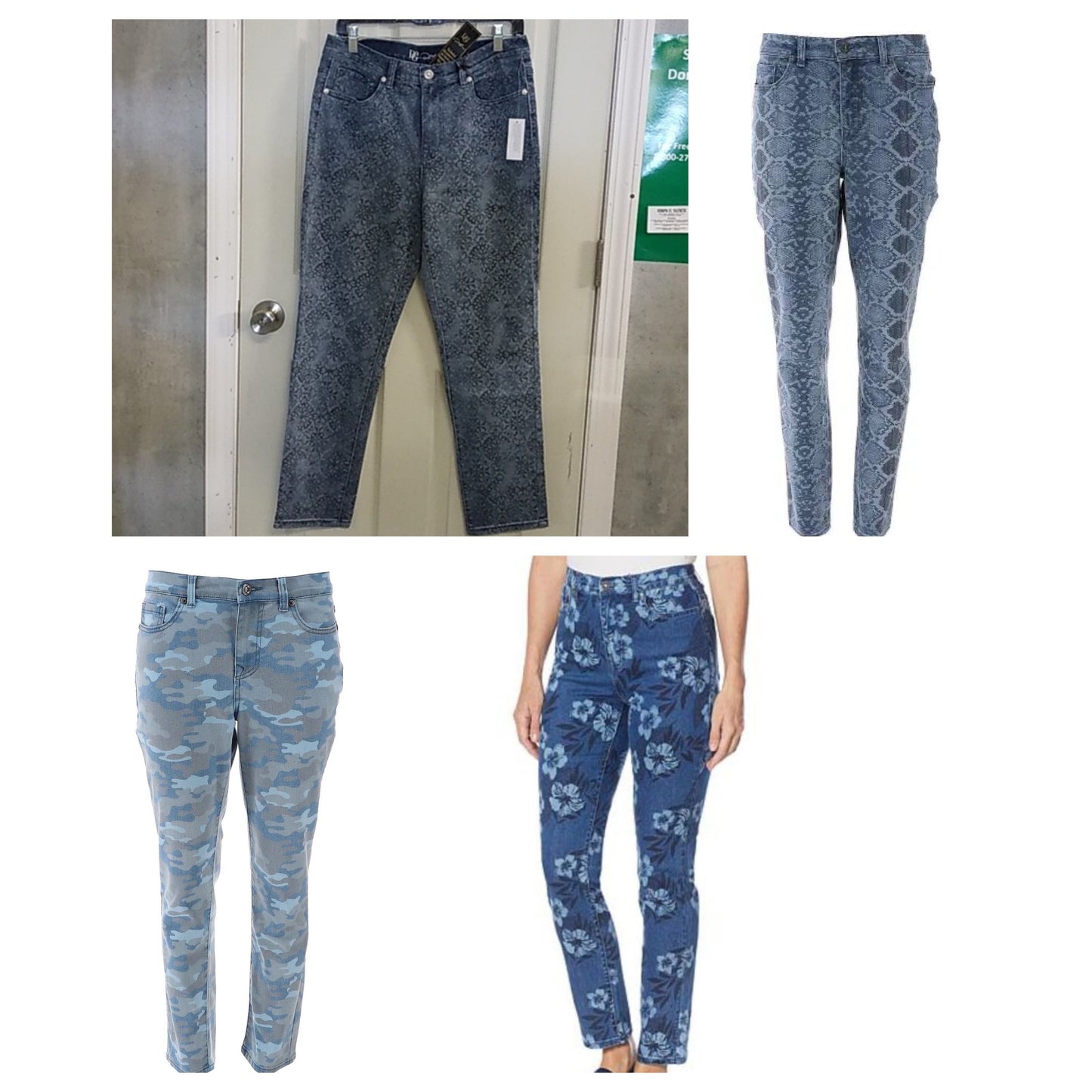 Dg2 Diane Gilman Virtual Stretch Printed SkinnyJean Women's