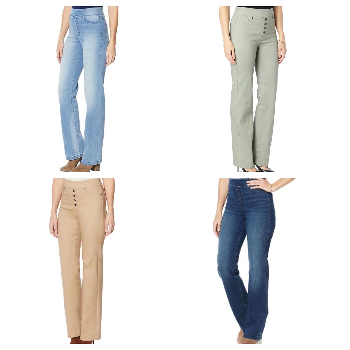 DG2 by Diane Gilman Virtual Stretch Denim Pull-On Trouser Jean