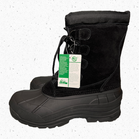 Itasca 3m Thinsulate Waterproof Winter Boots Black Leather 658101 Men’s