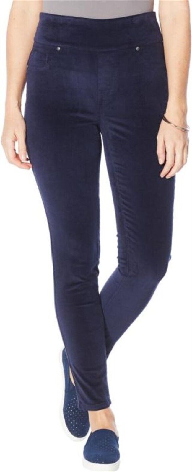 DG2 by Diane Gilman Stretch Velvet Comfort Waist Ultra Skinny Jean