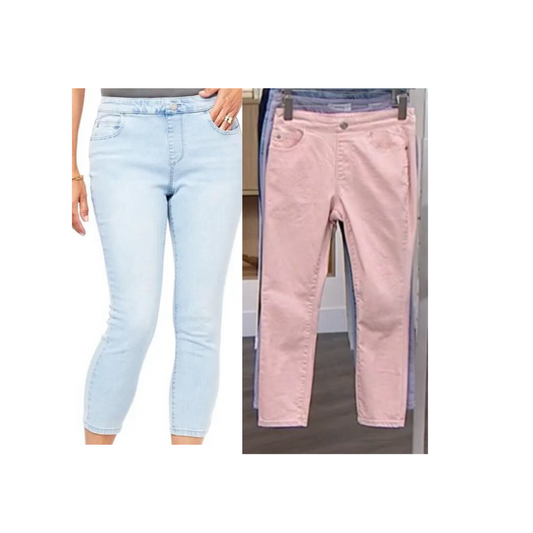 Skinnygirl Pull-On Cropped Skinny Jean.