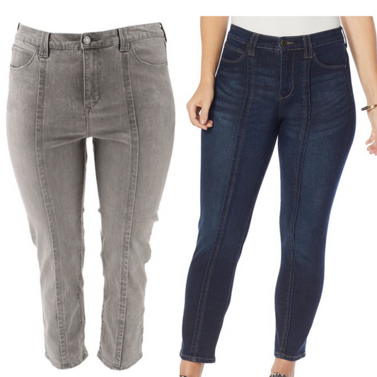 Skinnygirl December High-Rise Slim Straight Jean.