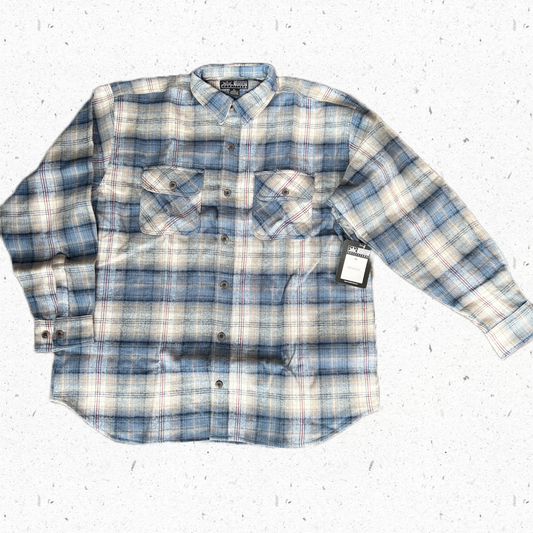 Canyon Guide Men's Brawny Weight Long-Sleeve Flannel Shirt Size XL