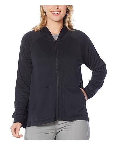 DG2 by Diane Gilman Downtime Flutter-Back Hoodie Women’s (BLACK)