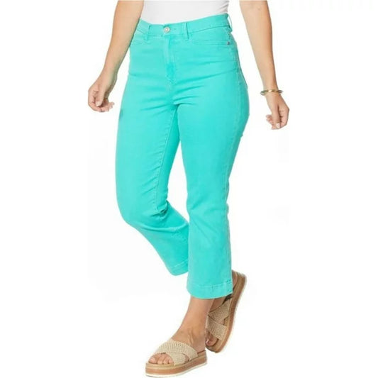DG2 Diane Gilman Women's Cavalry Twill Croped Trouser Jean