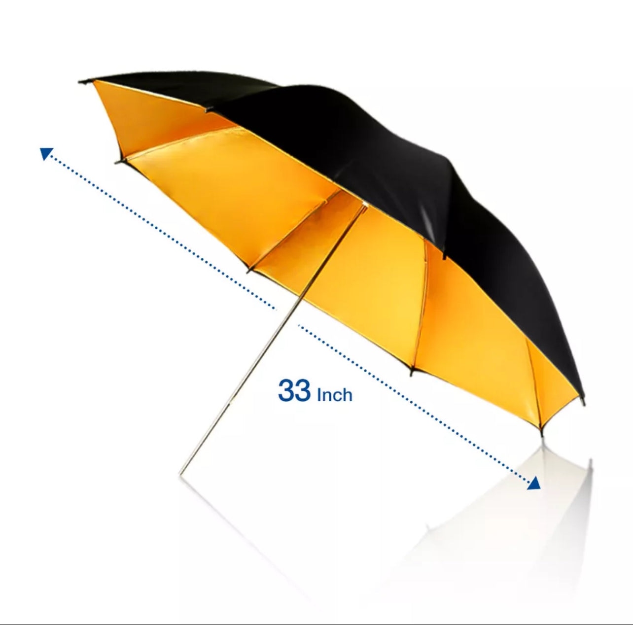 33 inch Gold Color Umbrella
