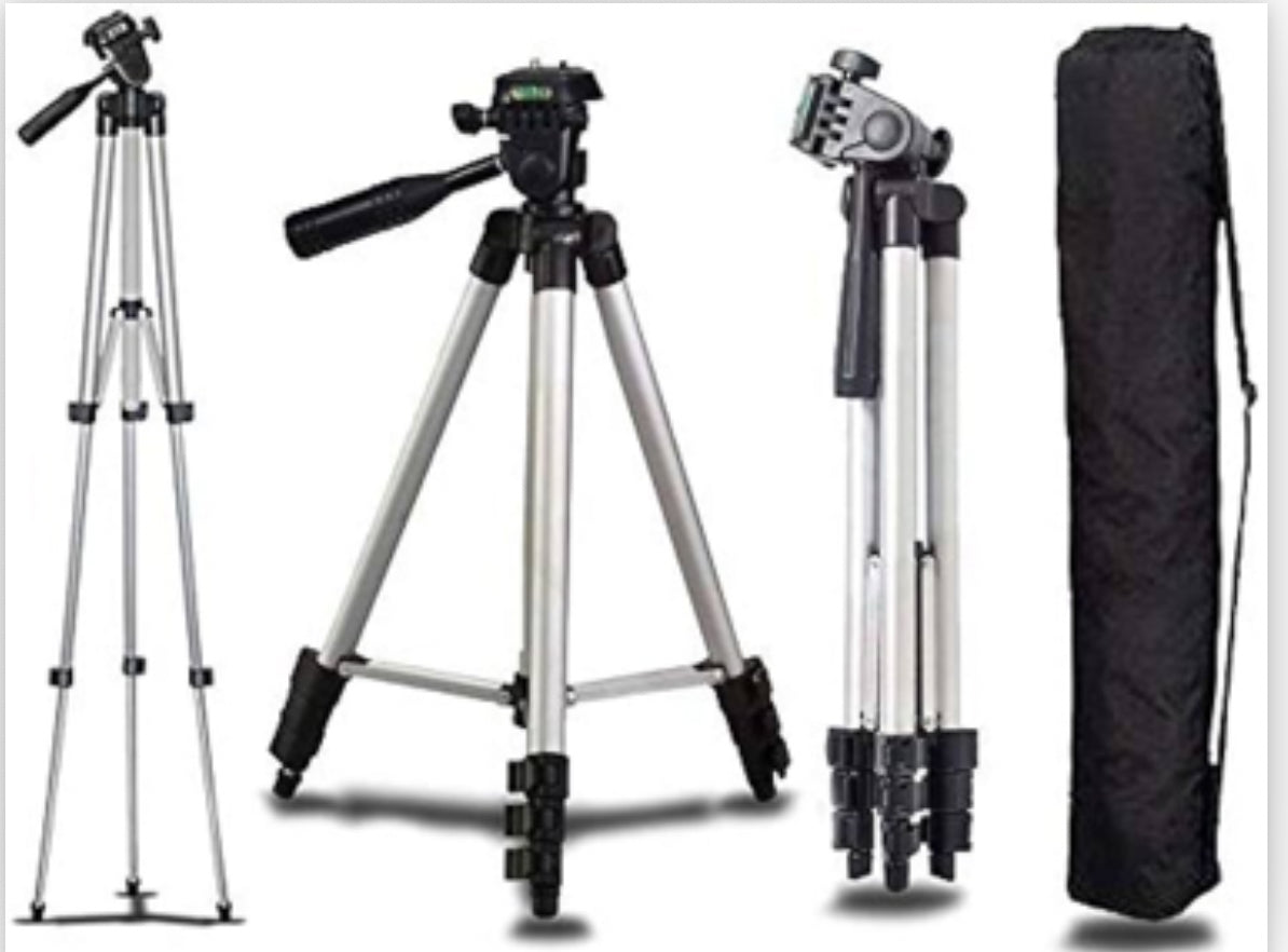 "16""-50"" Non-Slip Panhead Portable Aluminum Tripod "