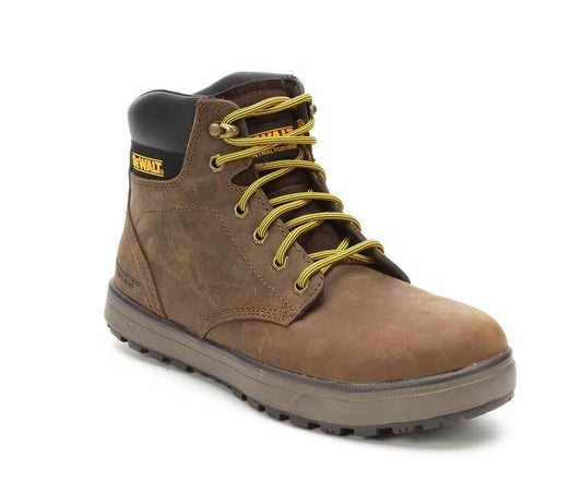 DEWALT Newark S3 Waterproof Safety Hiker Boots Brown Size 12M DEWNEWARBR8