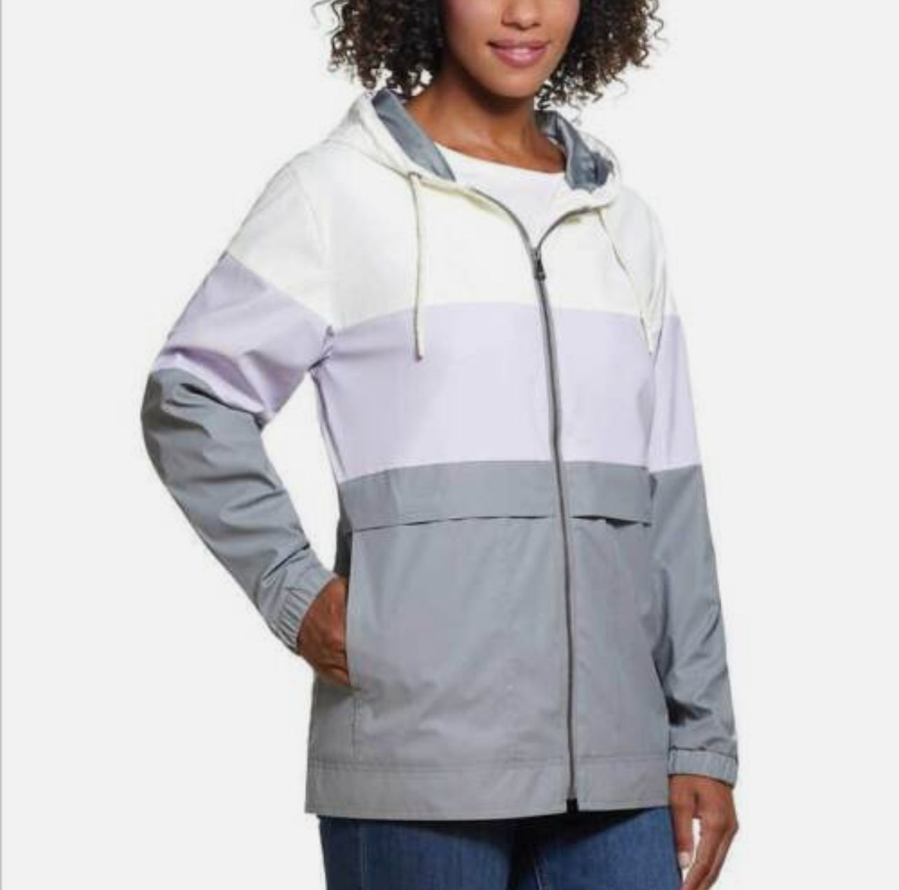 Weatherproof Vintage Womens Rain Slicker Jacket (XS,Colorblock) NWT