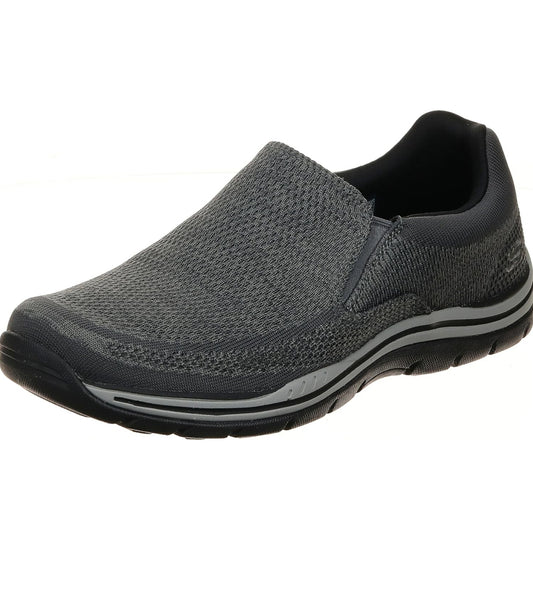 Skechers Men's Relaxed Fit Expected Gomel Loafer Shoe, Gray - 11,5 US