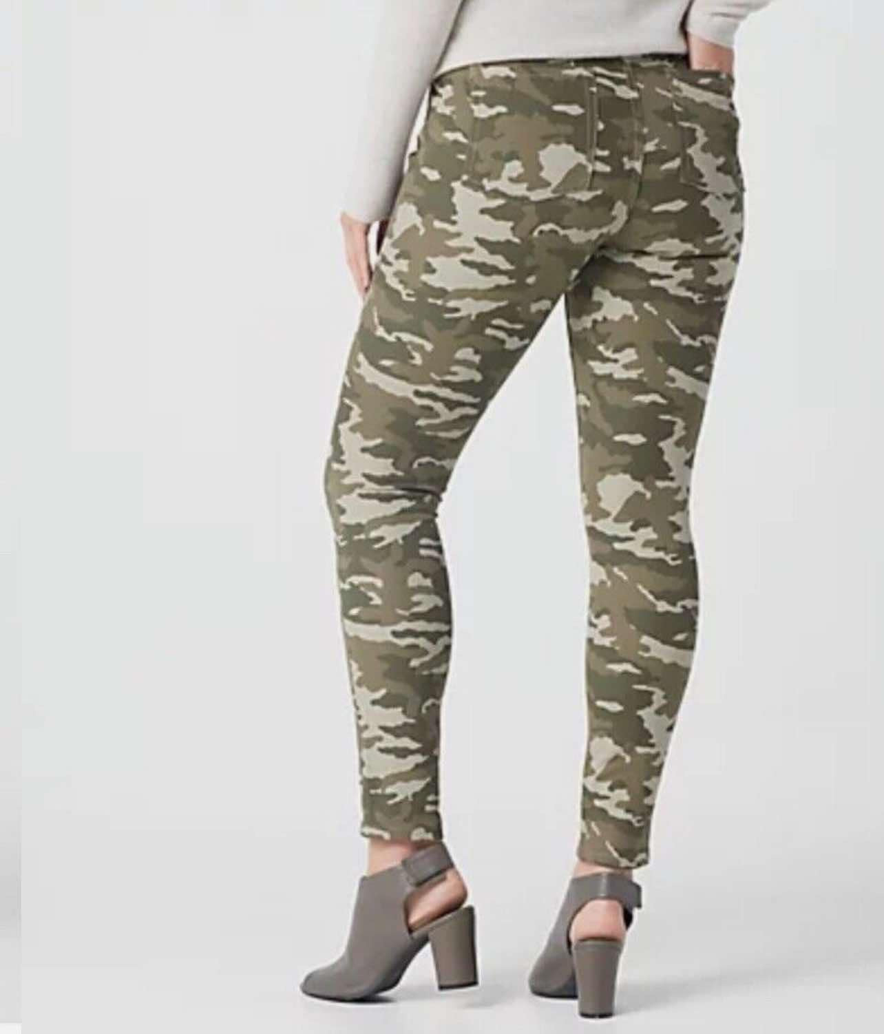 GILI Women’s Dual Stretch Colored Denim- camo