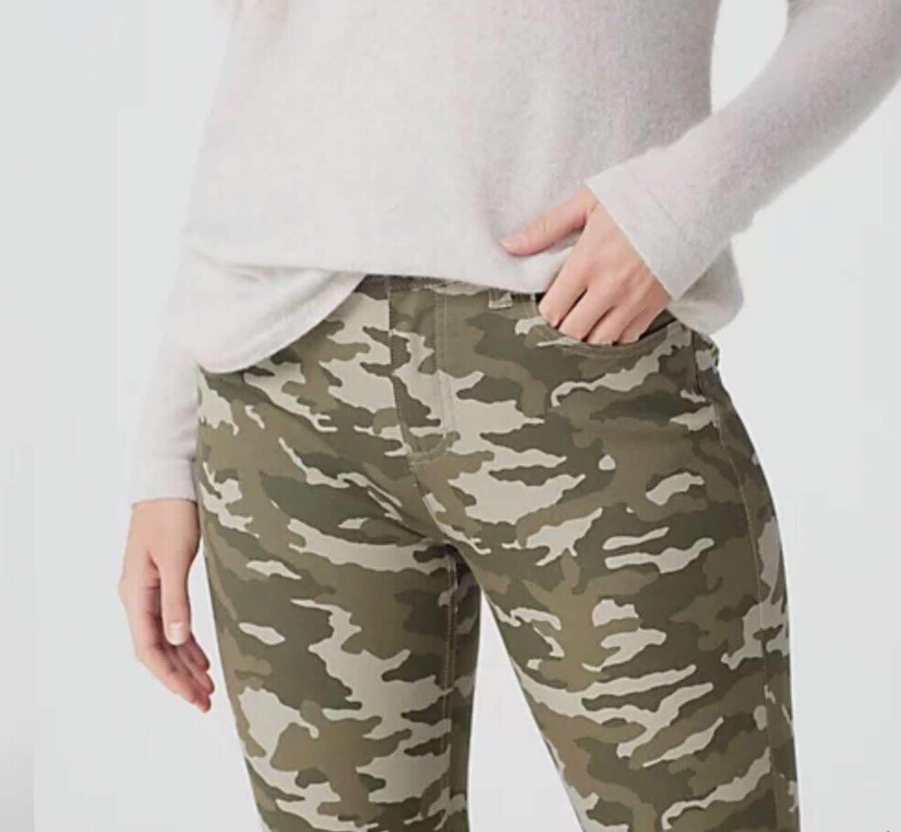 GILI Women’s Dual Stretch Colored Denim- camo