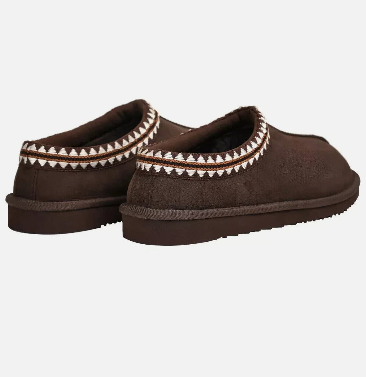 Kirkland Signature Unisex Shearling Genuine Sheepskin Slippers BROWN CHOOSE SIZE
