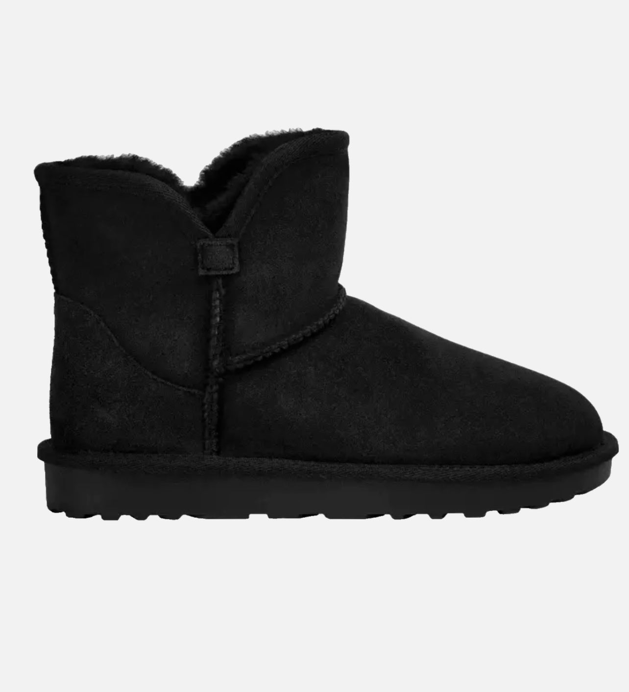 Kirkland Signature Women's Size 10 Shearling Scalloped Edge Boot (Black)