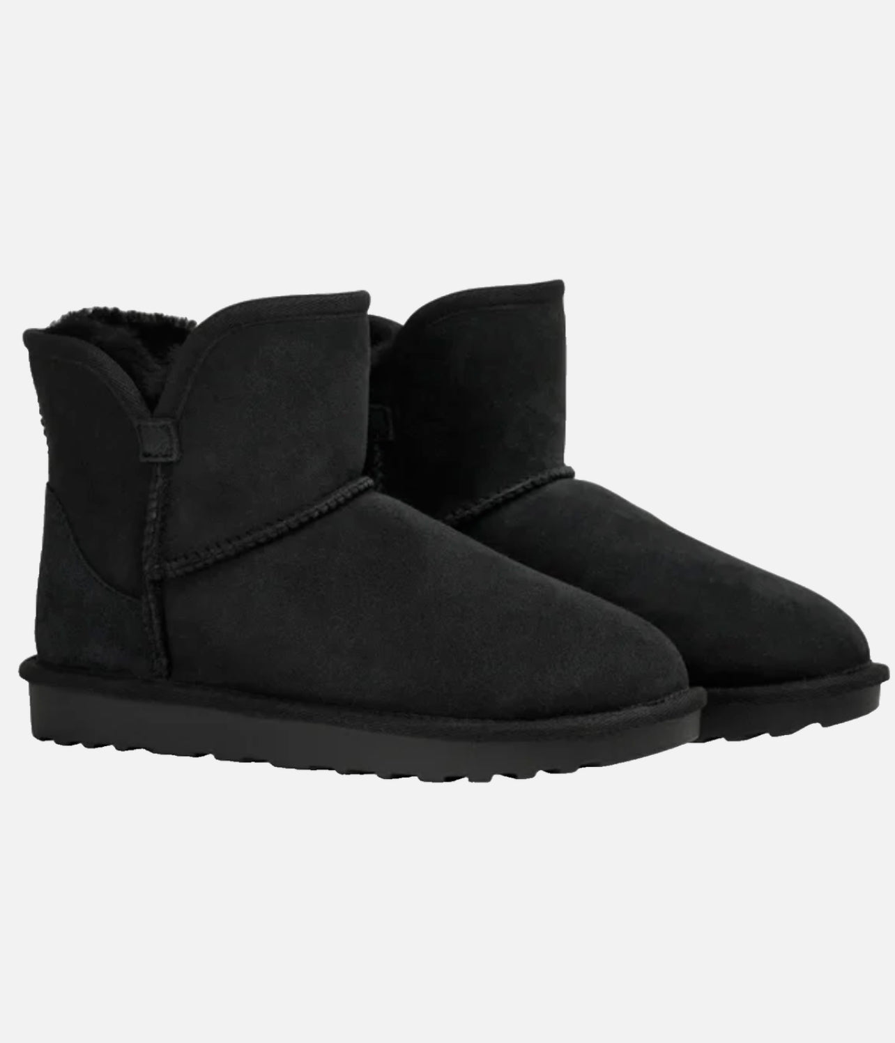 Kirkland Signature Women's Size 10 Shearling Scalloped Edge Boot (Black)