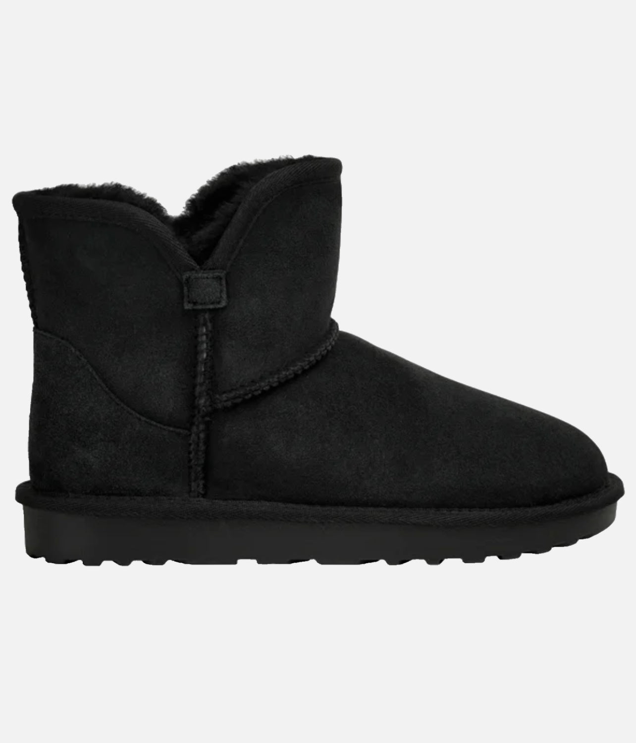 Kirkland Signature Women's Size 10 Shearling Scalloped Edge Boot (Black)