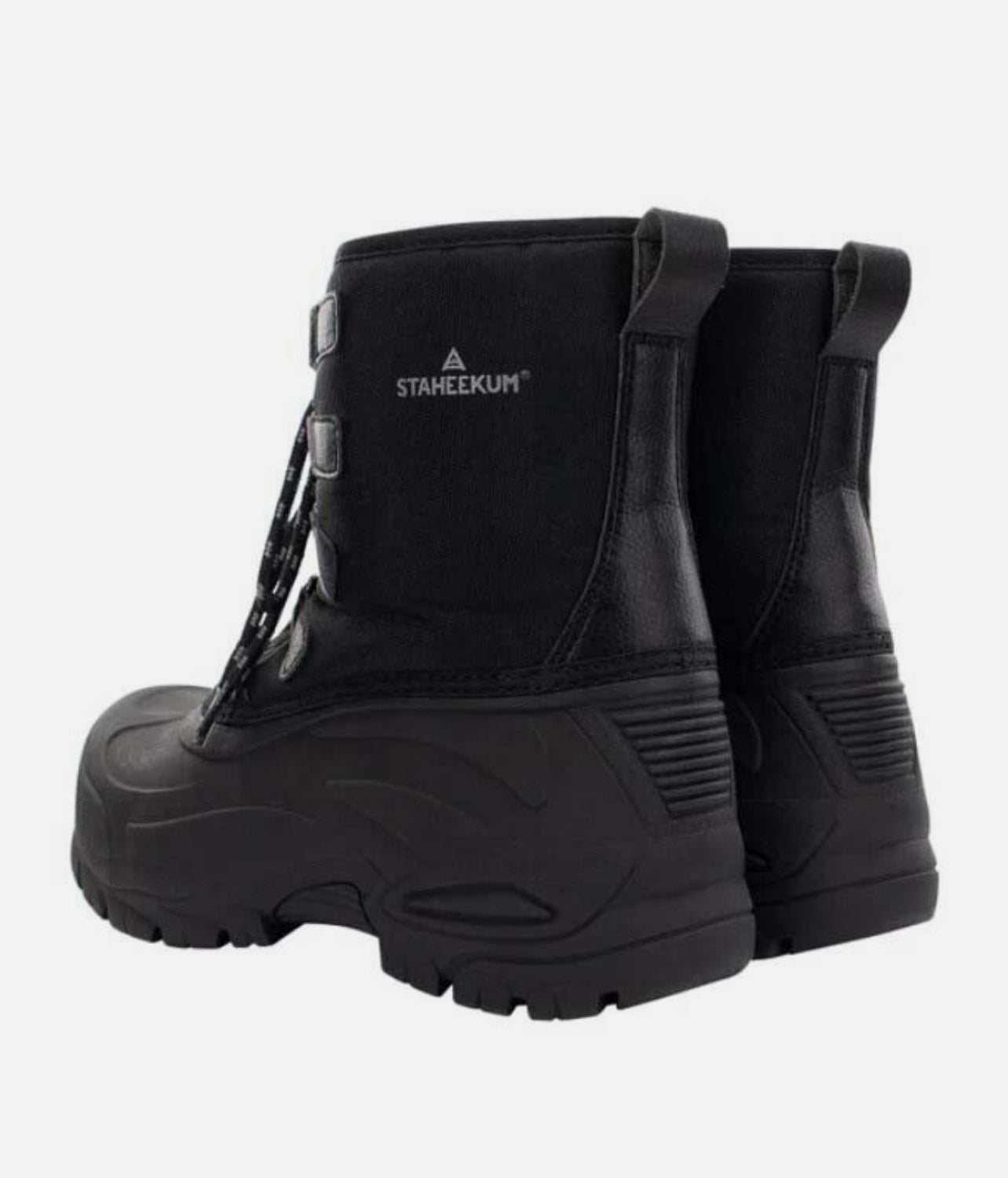 Staheekum Men's Size 9 Snow Boots Cold Rated -20, Black, New in Box