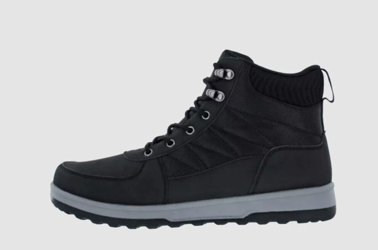 Weatherproof Men's Size 13 Stoll Cold Sneakerboot Shoes, Black, New in Box