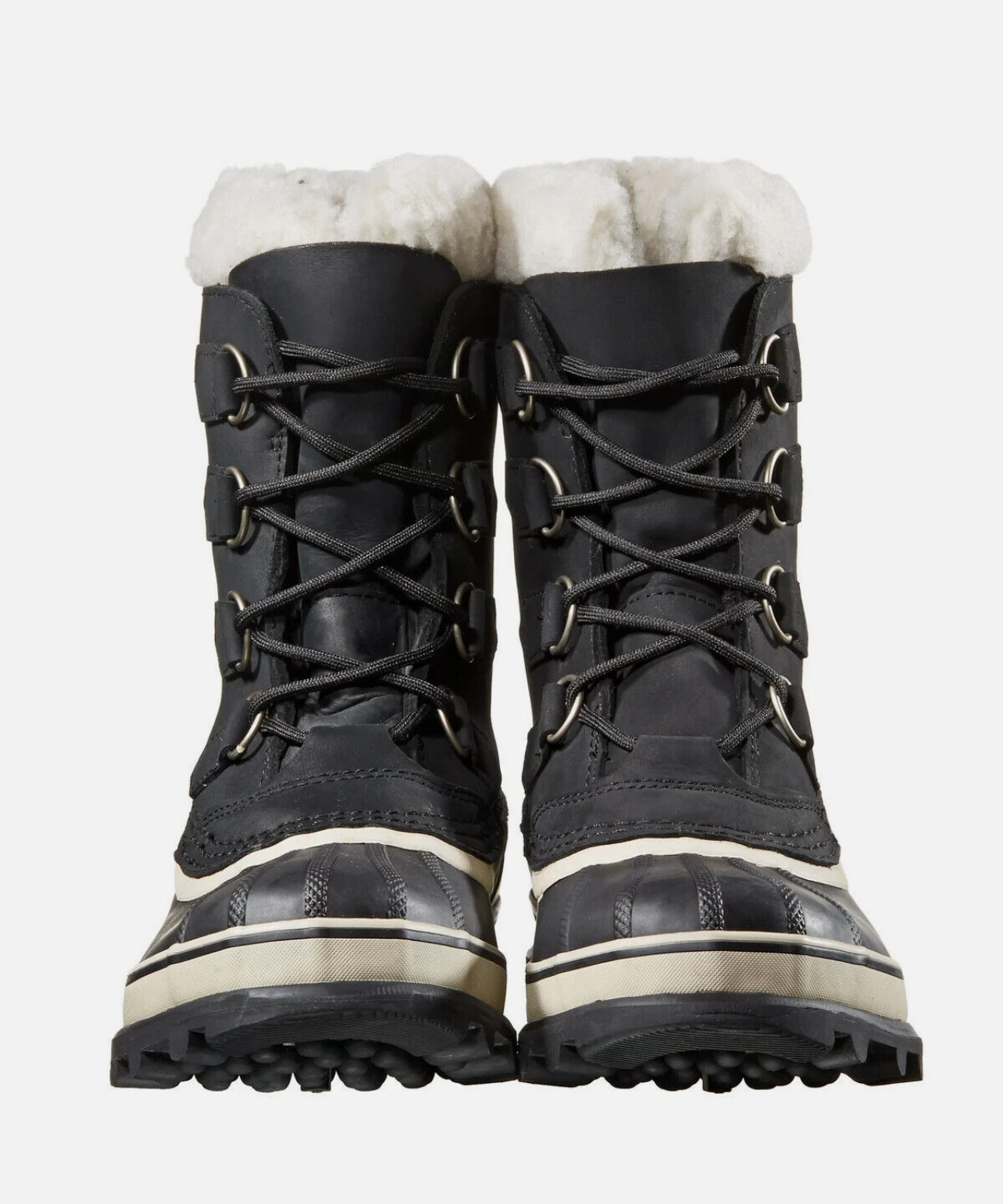 Sorel Caribou Women's Snow Boot Waterproof Black Fleece Lining