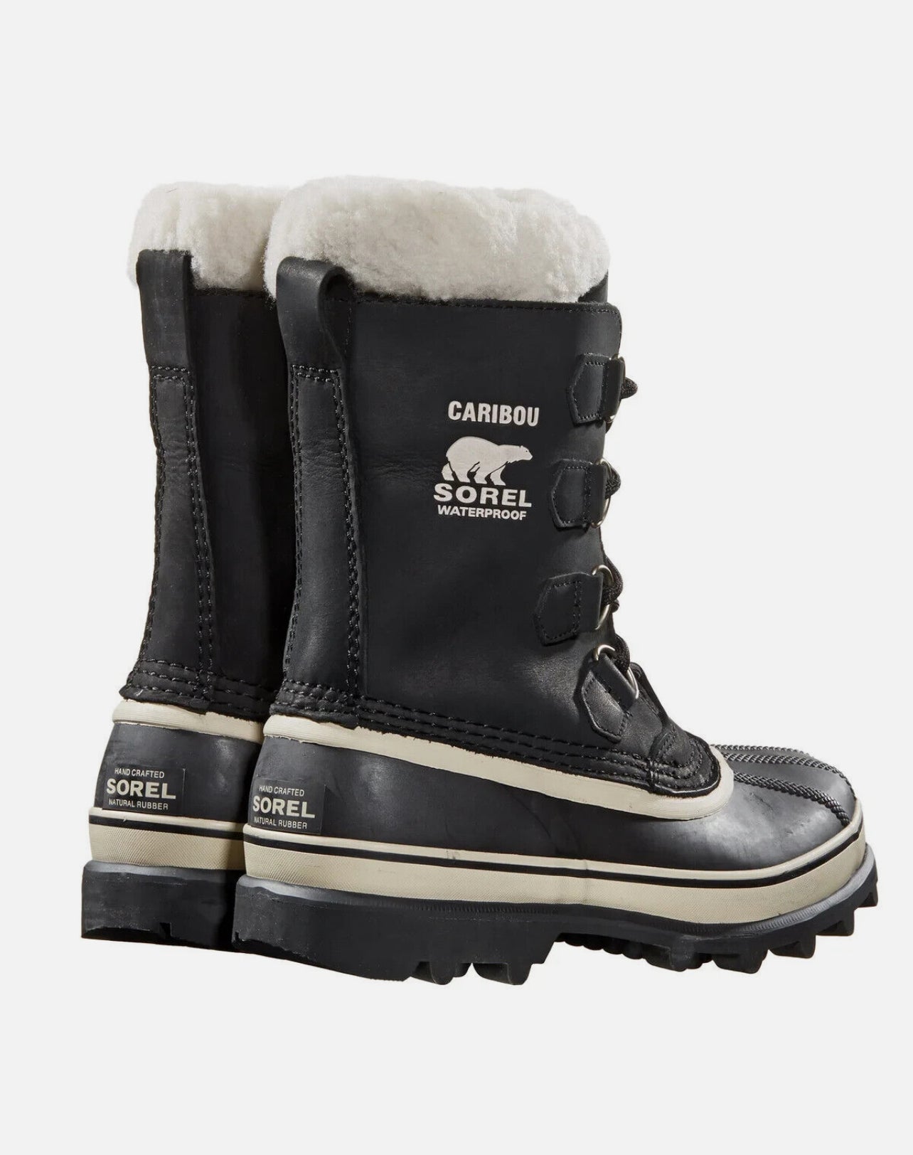 Sorel Caribou Women's Snow Boot Waterproof Black Fleece Lining
