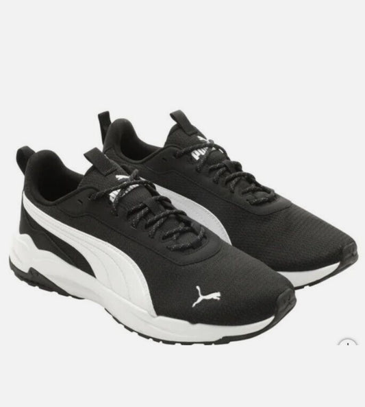 PUMA Men's Size 13 Zip C Sneakers Athletic Shoes, Black, New without Box