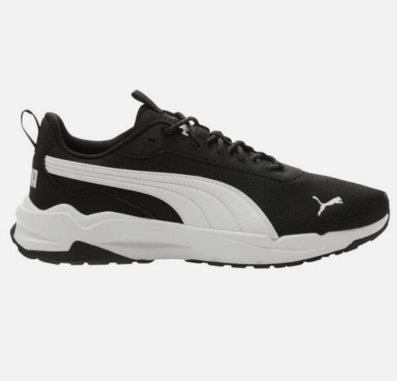 PUMA Men's Size 13 Zip C Sneakers Athletic Shoes, Black, New without Box