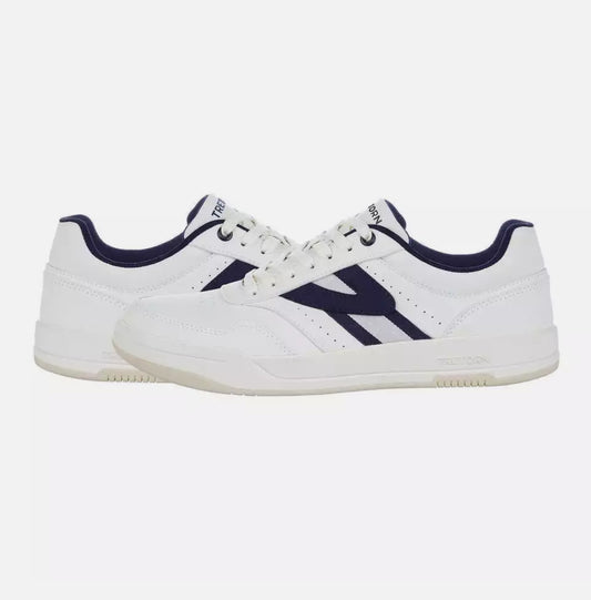 Tretorn Men's Dennis Classic Sneaker Shoes White/Navy - NEW