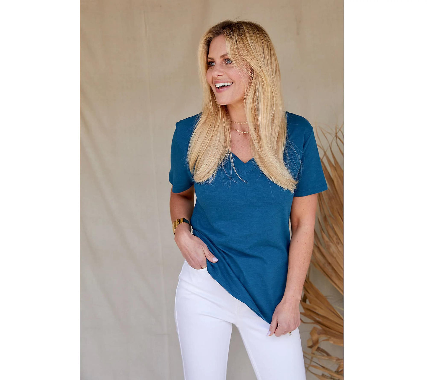 Candace Cameron Bure Breezy Cotton Siez 1XL