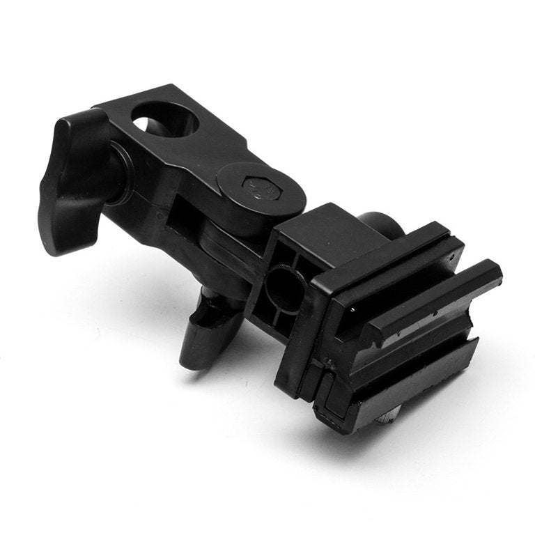 2X From Bracket Umbrella Holder Flash Hot Shoe Mount Adapter Light Stand