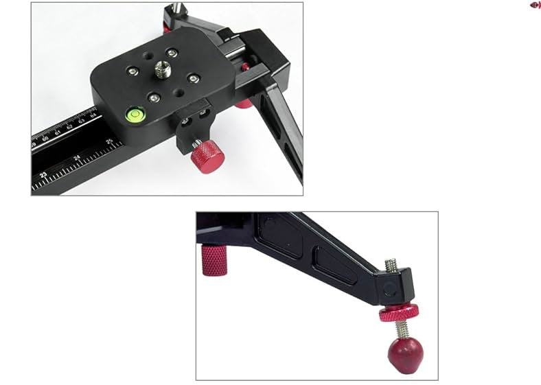 LS 24" Camera Slider, Dolly Video Camera Track Motion Stabilizer, Photography RED