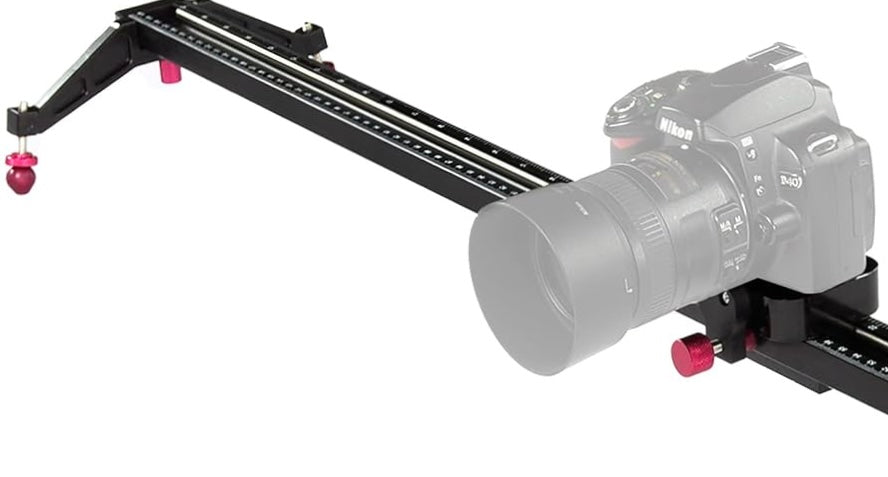 LS 24" Camera Slider, Dolly Video Camera Track Motion Stabilizer, Photography RED