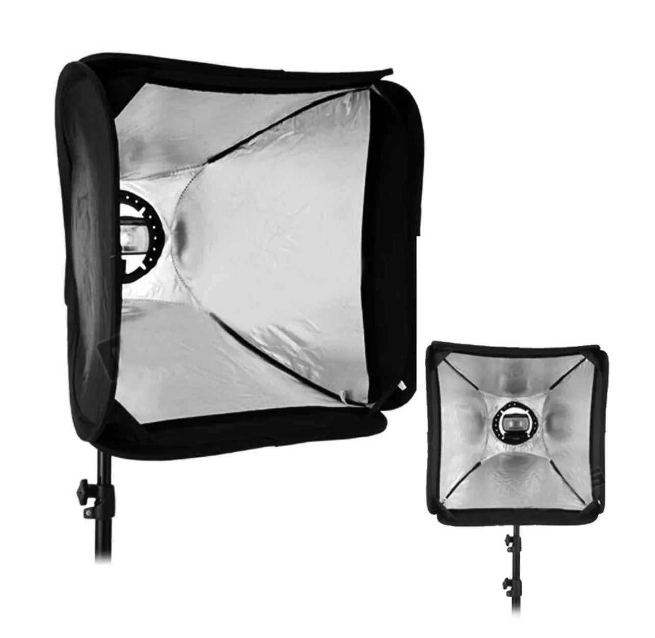 LS [2-Pack] Lighting Diffuser Softbox for Rotating Ball Head without Shoe Mount