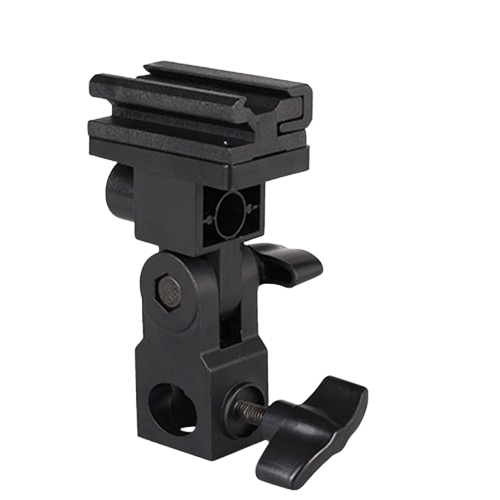 6X From Bracket Umbrella Holder Flash Hot Shoe Mount Adapter Light Stand